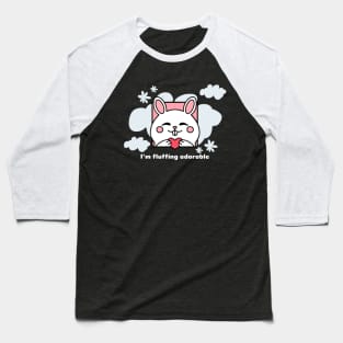 Fluffy And Adorable Bunny Baseball T-Shirt